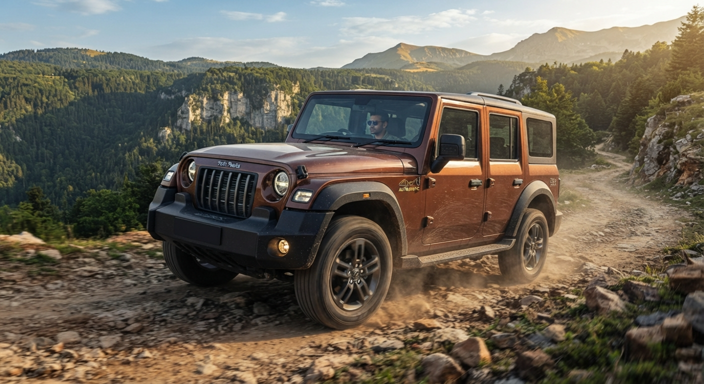 Mahindra Thar Roxx 4x4 5-Door Automatic Self Drive Car in Srinagar